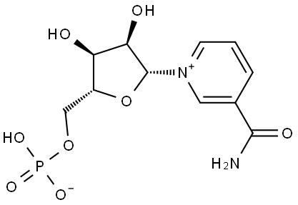 B烟酰胺单核苷酸 结构式
