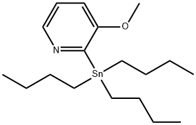 3-甲氧基-2-(三丁基锡烷基)吡啶 结构式