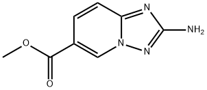2-氨基-1,2,4噻唑并[1,5-A]吡啶-6-羧酸甲酯 结构式