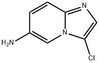 3-氯-6-氨基咪唑并[1,2-A]吡啶 结构式