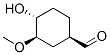 Cyclohexanecarboxaldehyde, 4-hydroxy-3-methoxy-, [1R-(1alpha,3alpha,4beta)]- (9CI) 结构式