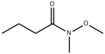 N-甲氧基-N-甲基丁酰胺 结构式