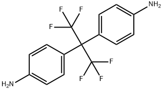 2,2-双(4-氨基苯基)六氟丙烷 结构式