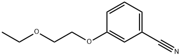 3-(2-乙氧基乙氧基)苯甲腈 结构式
