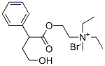 diethyl-[2-(4-hydroxy-2-phenyl-butanoyl)oxyethyl]-methyl-azanium bromide 结构式