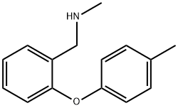 N-甲基-1-(2-(对甲苯氧基)苯基)甲胺 结构式