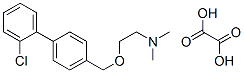 Ethanamine, 2-((2'-chloro(1,1'-biphenyl)-4-yl)methoxy)-N,N-dimethyl-, ethanedioate 结构式