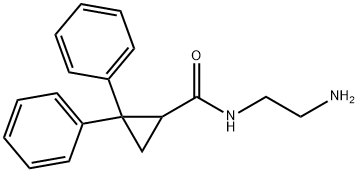 西苯唑啉杂质 (N-(2-氨基乙-2,2-联苯环丙酰胺) 结构式