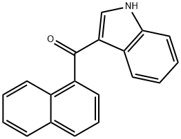 3-(1-萘甲酰基)吲哚 结构式