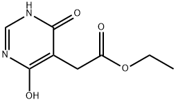 2-(4,6-二羟基-5-嘧啶基)乙酸乙酯 结构式