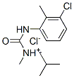 (3-chloro-2-methyl-phenyl)carbamoylmethyl-(2-methylpropyl)azanium chlo ride 结构式