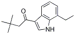 1-Butanone, 1-(7-ethyl-1H-indol-3-yl)-3,3-diMethyl- 结构式