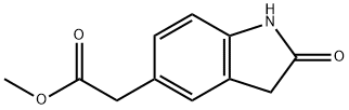 methyl 2-(2-oxoindolin-5-yl)acetate 结构式