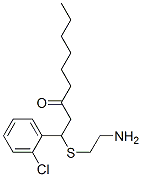 1-(2-aminoethylthio)-1-(2-chlorophenyl)nonan-3-one 结构式