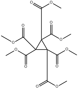 Cyclopropane-1,1,2,2,3,3-hexacarboxylicacidhexamethylester 结构式