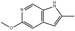 5-Methoxy-2-methyl-6-azaindole 结构式
