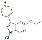 3-(5,6-dihydro-2H-pyridin-4-yl)-5-ethoxy-1H-indole chloride 结构式