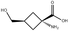 Cyclobutanecarboxylic acid, 1-amino-3-(hydroxymethyl)-, cis- (9CI) 结构式