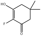 2-Cyclohexen-1-one,  2-fluoro-3-hydroxy-5,5-dimethyl- 结构式