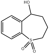 5-羟基-2,3,4,5-四氢苯并[B]硫杂1,1-二氧化物 结构式
