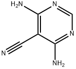 4,6-二氨基嘧啶-5-腈 结构式