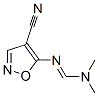 Methanimidamide, N-(4-cyano-5-isoxazolyl)-N,N-dimethyl- (9CI) 结构式