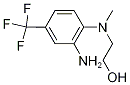 2-[2-Amino(methyl)-4-(trifluoromethyl)anilino]-1-ethanol 结构式