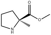 2-甲基-L-脯氨酸甲酯 结构式