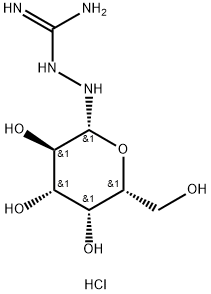 N1-Β-D-吡喃半乳糖氨基胍盐酸盐 结构式