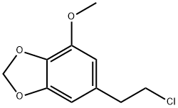 6-(2-CHLORO-ETHYL)-4-METHOXY-BENZO[1,3]DIOXOLE 结构式