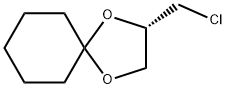 (2S)-2-(氯甲基)-1,4-二氧杂螺[4.5]癸烷 结构式