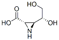 2-Aziridinecarboxylicacid,3-(1,2-dihydroxyethyl)-,[2alpha,3alpha(R*)]-(9CI) 结构式