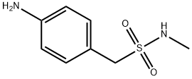 4-氨基苯基-N-甲基甲烷磺酰胺 结构式
