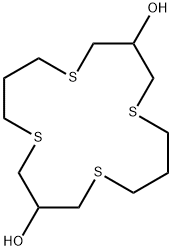 1,5,9,13-四硫杂环十六烷-3,11-二醇,顺反混合物 结构式