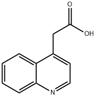 喹啉-4-乙酸 结构式