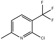 2-氯-6-甲基-3-三氟甲基吡啶 结构式