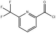 6-(TRIFLUOROMETHYL)PYRIDINE-2-CARBONYL CHLORIDE 结构式