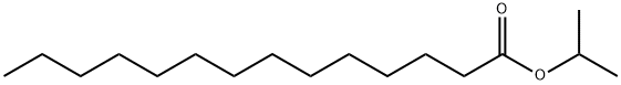 肉豆蔻酸异丙酯 结构式