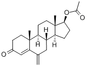 6-methylenetestosterone acetate 结构式
