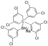 Borate(1-), tetrakis(3,5-dichlorophenyl)-, sodiuM(1:1) 结构式