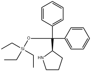 R-二苯基脯氨醇三乙基硅醚 结构式