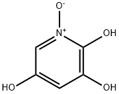 2,3,5-Pyridinetriol,1-oxide(9CI) 结构式