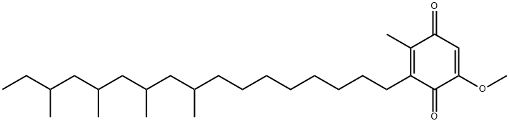 5-Methoxy-2-methyl-3-(9,11,13,15-tetramethylheptadecyl)cyclohexa-2,5-diene-1,4-dione 结构式