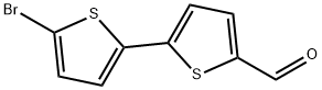 5-溴-2,2'-联噻吩-5'-甲醛 结构式