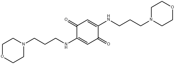 2,5-Bis((3-morpholinopropyl)amino)-p-benzoquinone 结构式