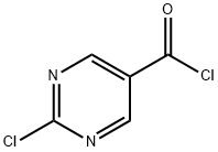 5-PYRIMIDINECARBONYL CHLORIDE, 2-CHLORO- (9CI) 结构式