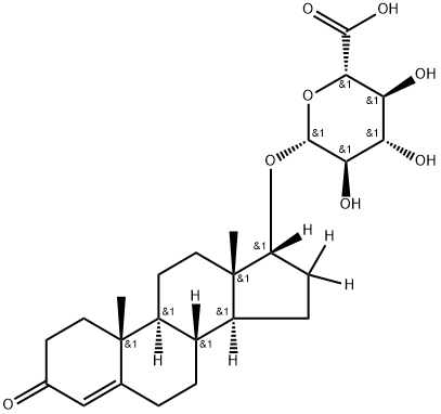 Epitestosterone-d3 Glucuronide 结构式