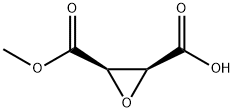 2,3-Oxiranedicarboxylicacid,monomethylester,(2S-cis)-(9CI) 结构式