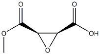 2,3-Oxiranedicarboxylicacid,monomethylester,(2R-cis)-(9CI) 结构式