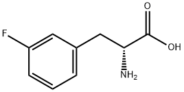 D-3-氟苯丙氨酸 结构式